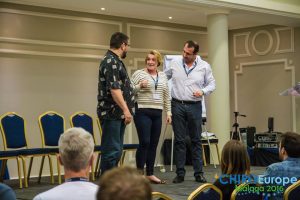 Chiro Euro RT on stage